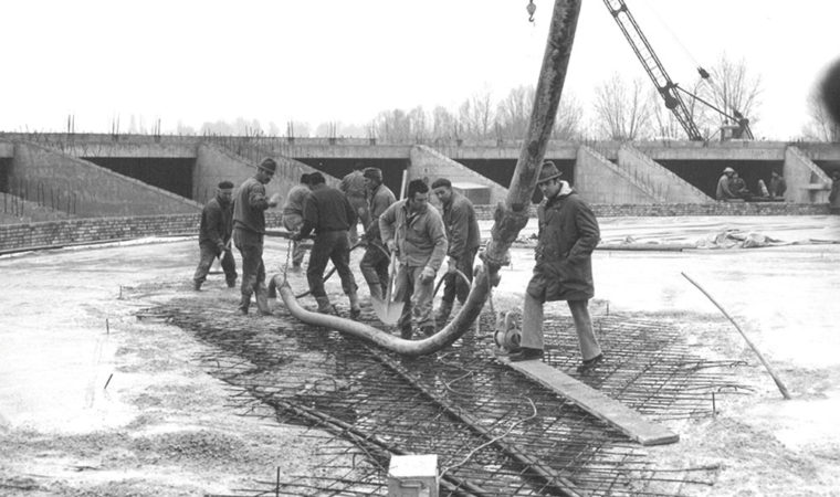 Fasi della lavorazione a gennaio 1975