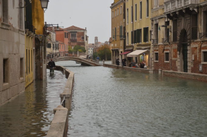 Rio San Trovaso fronte Liceo Marco Polo PH© Agostino Buda