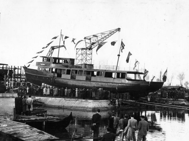 13 aprile 1935 - MN Concordia, il varo - ©Foto Archivio ACTV