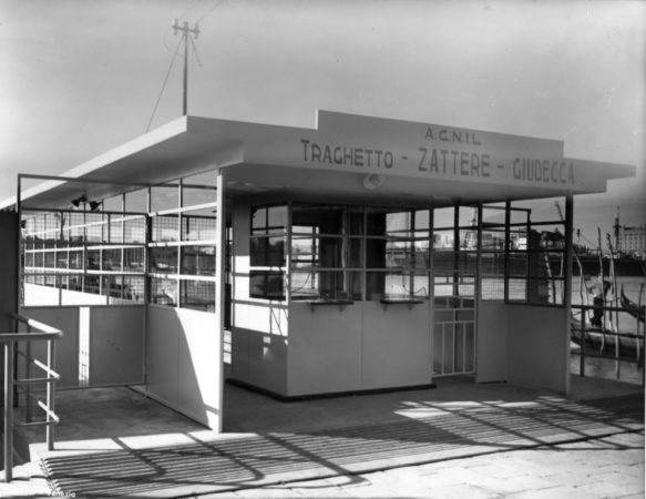 11 ottobre 1953 - Zattere, nuovo pontile - ©Foto Archivio ACTV