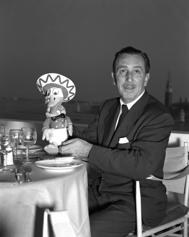 Walt Disney sulla terrazza del Danieli - Venezia 1951 - PH© Vittorio Pavan Archivio Cameraphoto