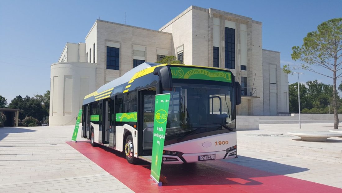 autobus elettrico al Lido