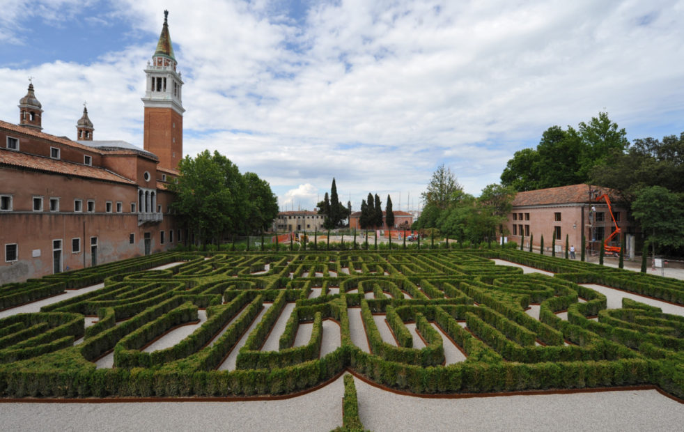 Venezia, Labirinto Borges nell'isola di San Giorgio Maggiore alla Fondazione Cini @Vision