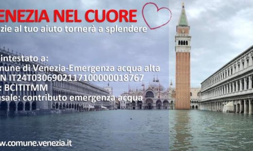  Un conto per aiutare Venezia IBAN: IT 24 T 03069 02117 100000 018767