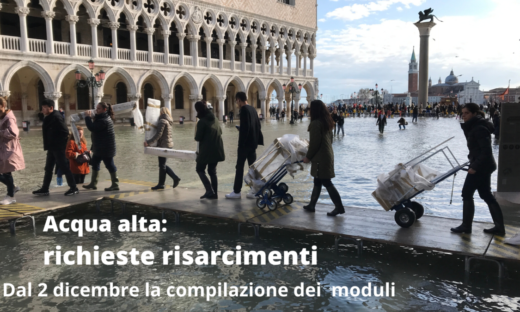 Risarcimenti per i danni da acqua alta: da lunedì al via le domande