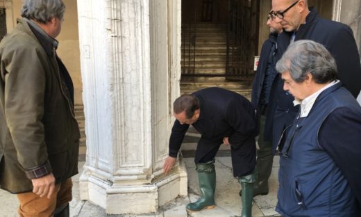 Silvio Berlusconi a Venezia: "Interventi immediati e avvio del Mose"