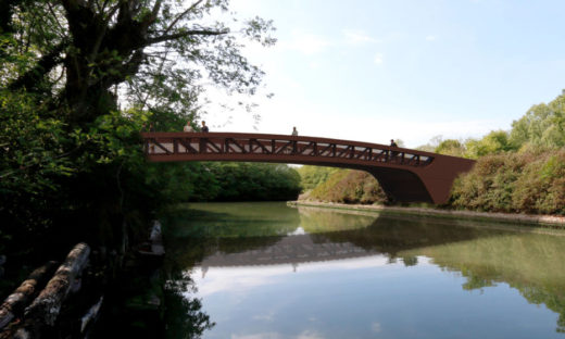 Con il ponte, un nuovo baricentro tra terra e acqua a Forte Marghera