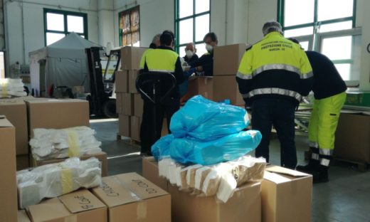 Mascherine: iniziata la distribuzione per i cittadini della Città Metropolitana