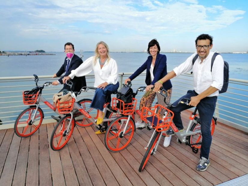 Sul Ponte della Libertà un tratto di ciclabile a sbalzo per Venezia