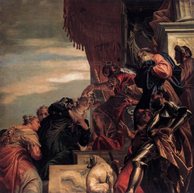 Ester incoronata da Assuero, Veronese