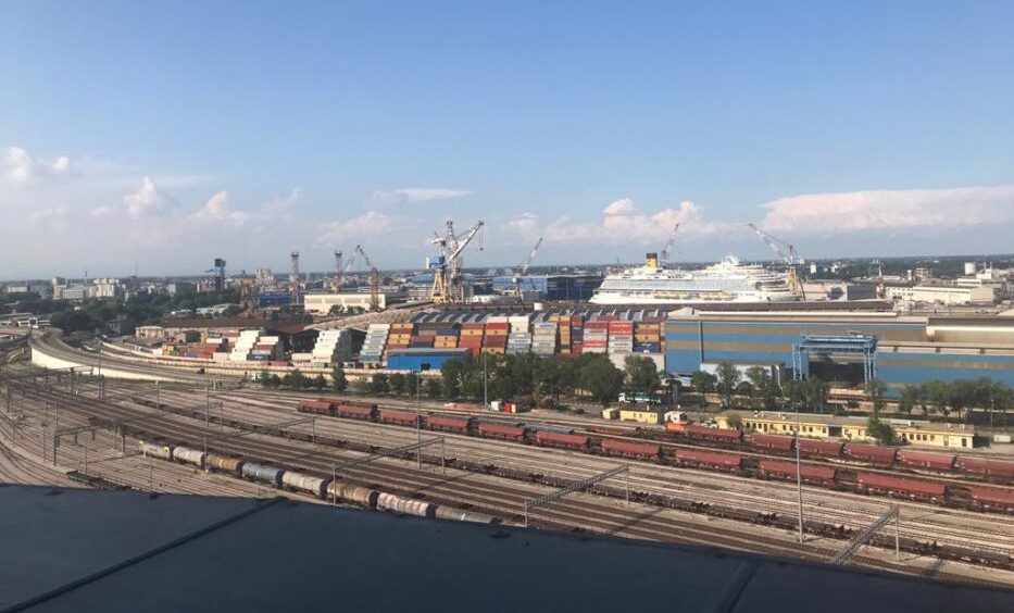 Area Fincantieri vista dall'ultimo piano della Venezia Heritage Tower