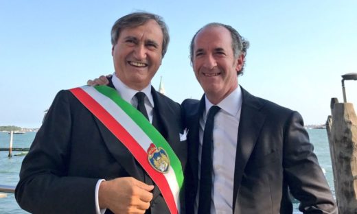 Brugnaro, il sindaco più amato in Italia. Zaia ancora primo tra i governatori