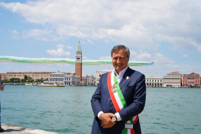Il sindaco di Venezia Luigi Brugnaro