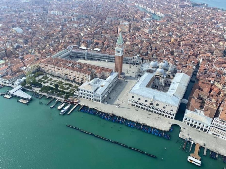 Venezia, veduta di Piazza San Marco dall'alto