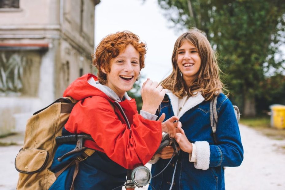 Cat (Emma Frison) e Dani (Francesco Petit-Bon), i giovani protagonisti del film