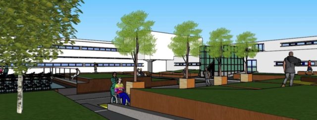 Progetto Itis Da Vinci Portogruaro abbattimento barriere architettoniche. Concorso