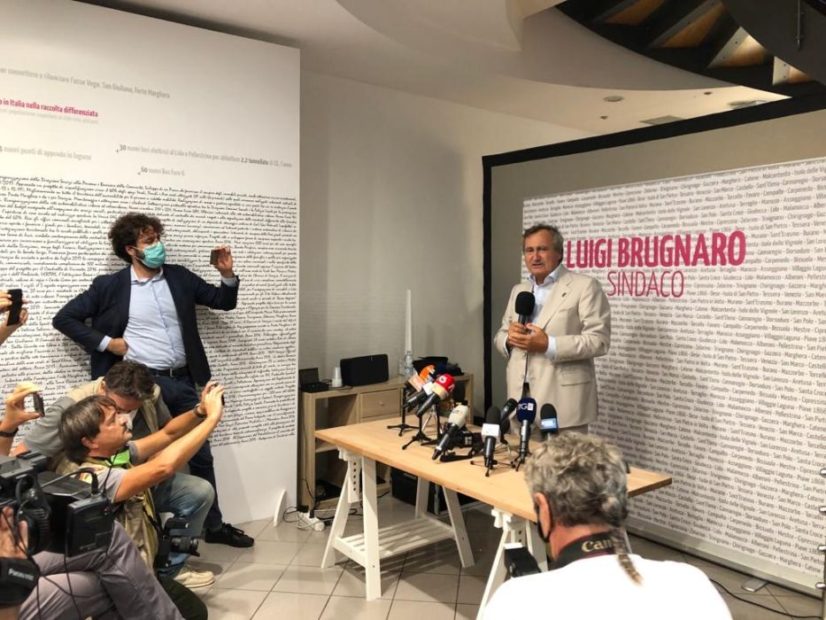 conferenza stampa Luigi Brugnaro sindaco