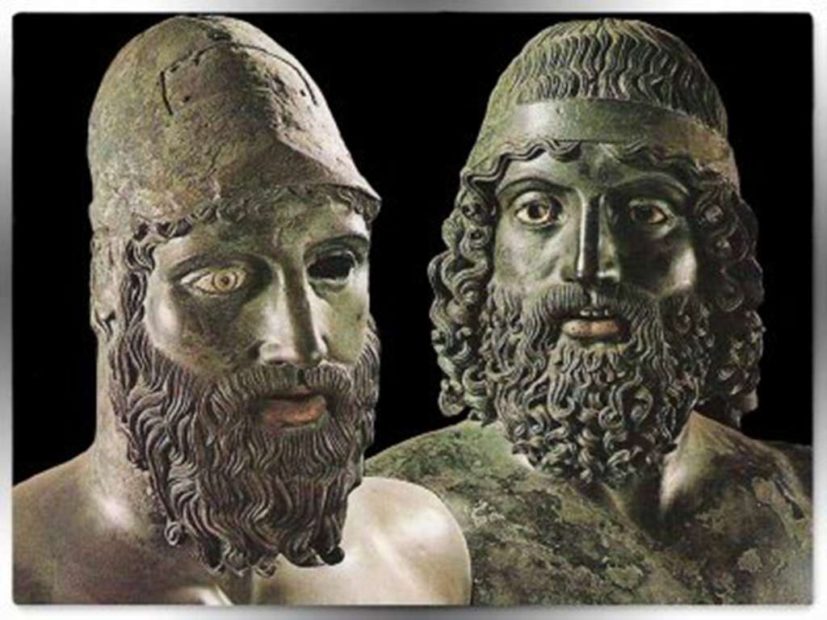 Bronzi di Riace cera persa