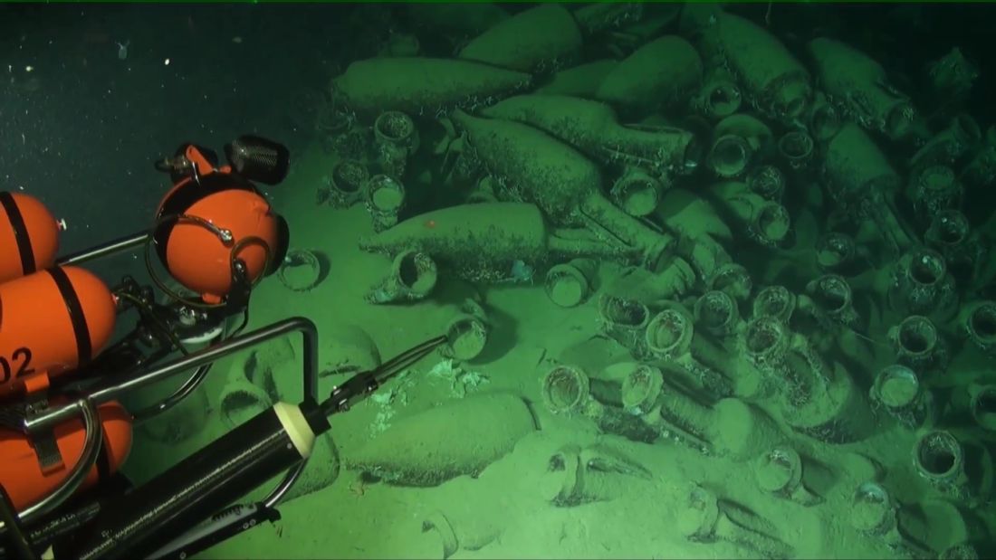 Tesori sommersi: la storia a centinaia di metri sotto il mare