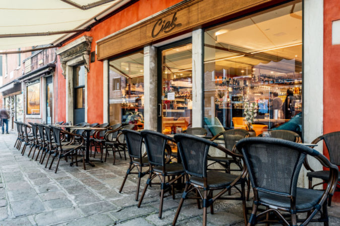 Il bar Ciack in campiello San Tomà a Venezia