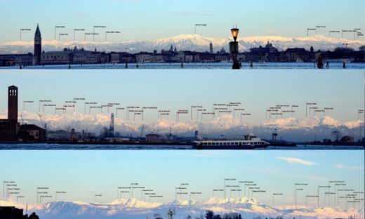 Venezia e le Dolomiti: il fenomeno dello "stravedamento"