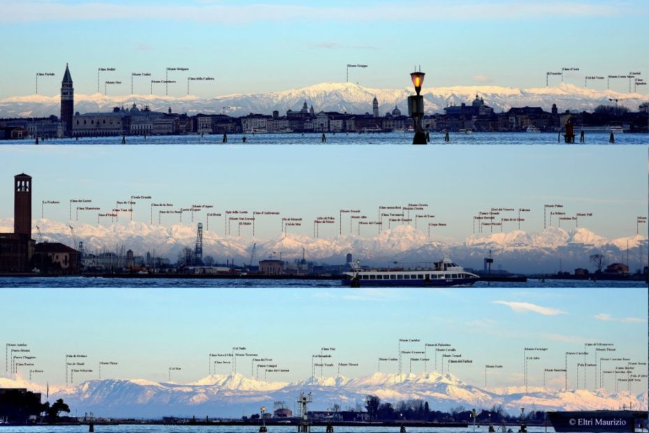 Venezia e le Dolomiti: il fenomeno dello "stravedamento"