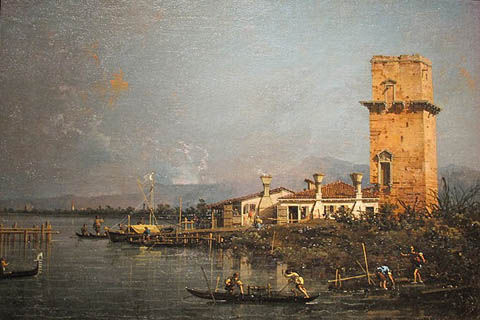 Canaletto, Torre di S. Giuliano_ di Malghera