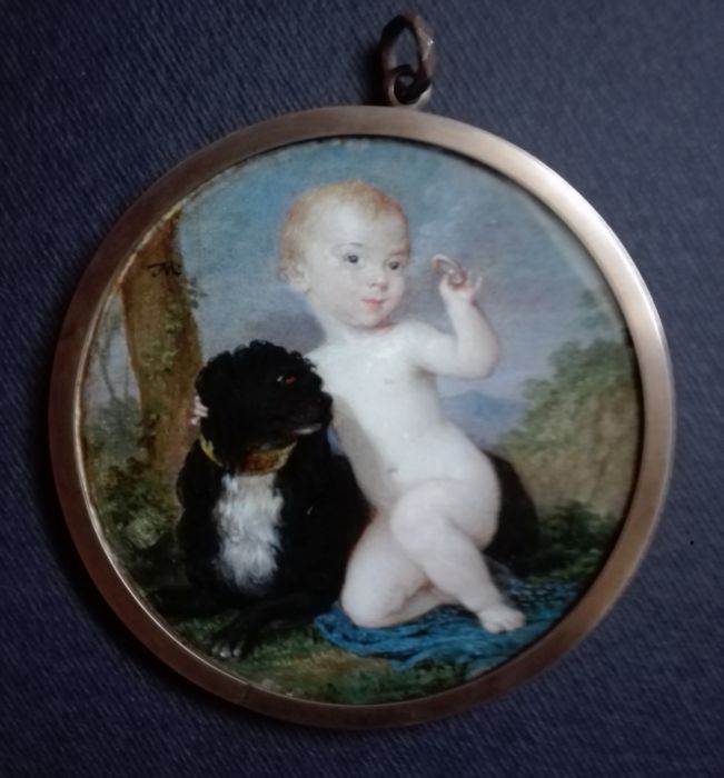 Miniatore veneto, Ritratto di bambino con cane