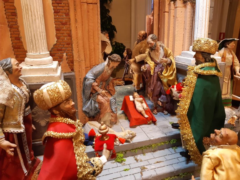 La natività rappresentata nel presepe napoletano donato alla regione Veneto