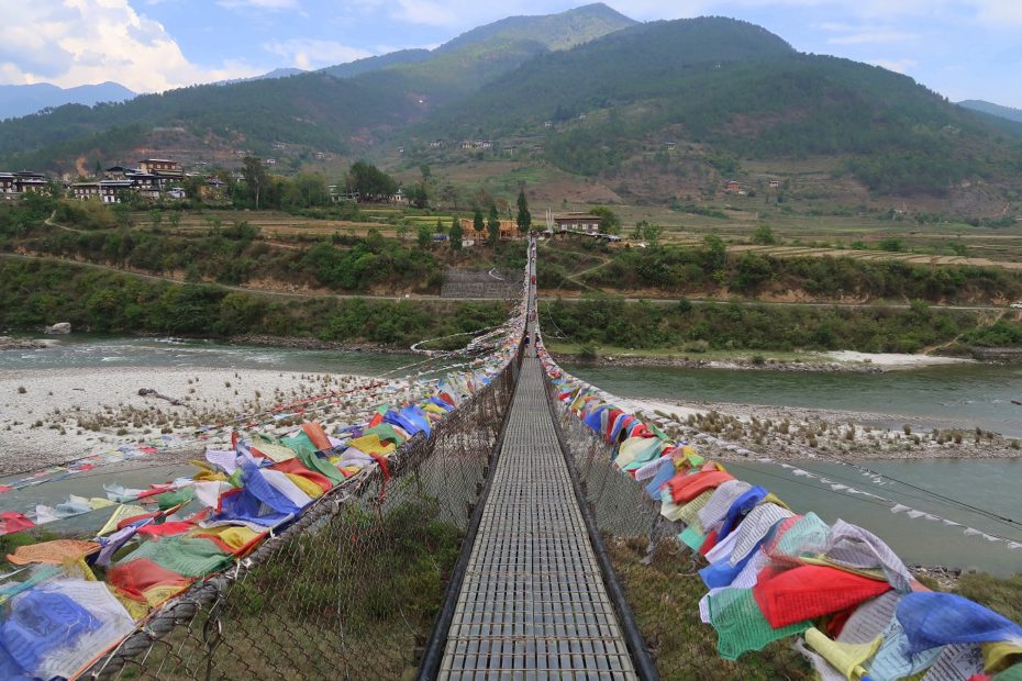 Il mio giro del mondo Buthan, ponte sospeso 2019