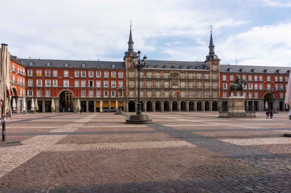 Plaza Mayor maggio 2020 italiani all'estero