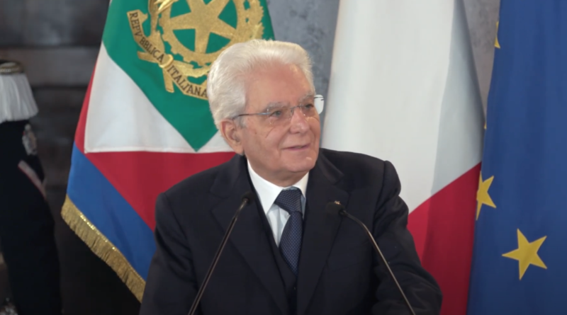 Presidente della Repubblica Sergio Mattarella