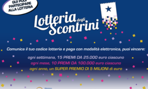 Lotteria degli scontrini, si cambia. Vincite alla cassa