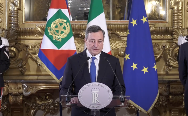 Mario Draghi incaricato dal Presidente della Repubblica Mattarella di formare un nuovo Governo