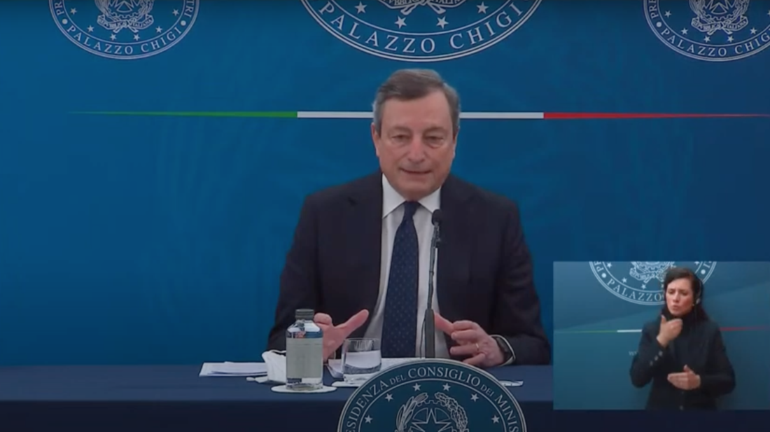 Decreto sostegni. Draghi: "Pagamenti dall'8 aprile"