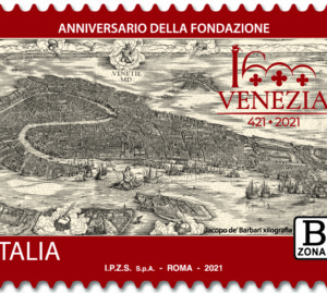Poste Italiane: emesso il francobollo per i 1600 anni di Venezia