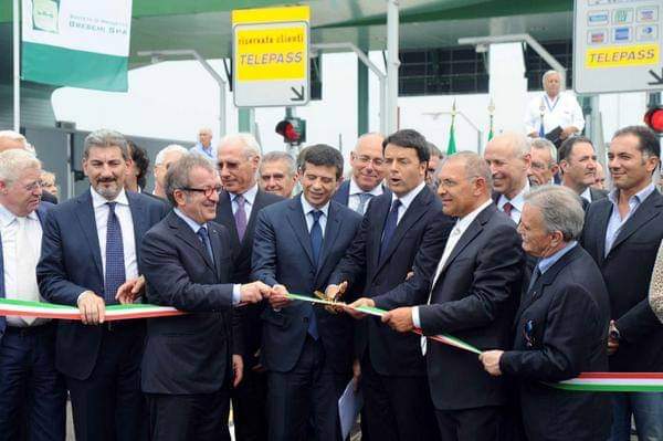 inaugurazione autostrade alimentazione a riduzione