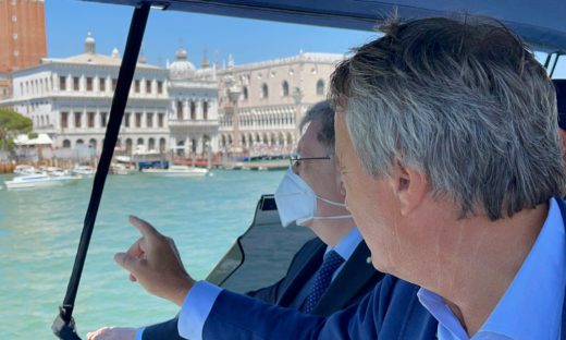 Grandi navi: il sopralluogo del ministro Giovannini a Venezia