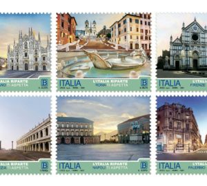 “L’Italia riparte”: emessi 6 francobolli dedicati alle principali città