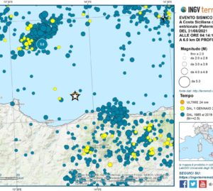 Terremoto nel palermitano all'alba. L'epicentro al largo di Cefalù