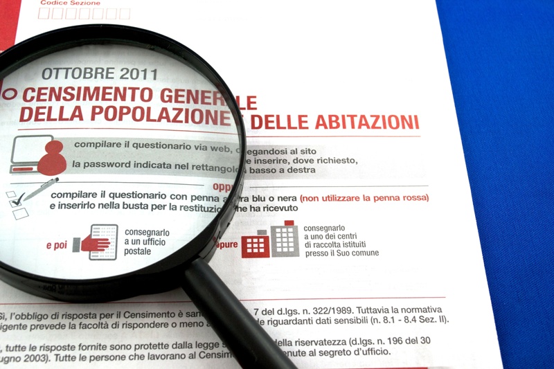 Censimento 2021: il via in Italia da ottobre