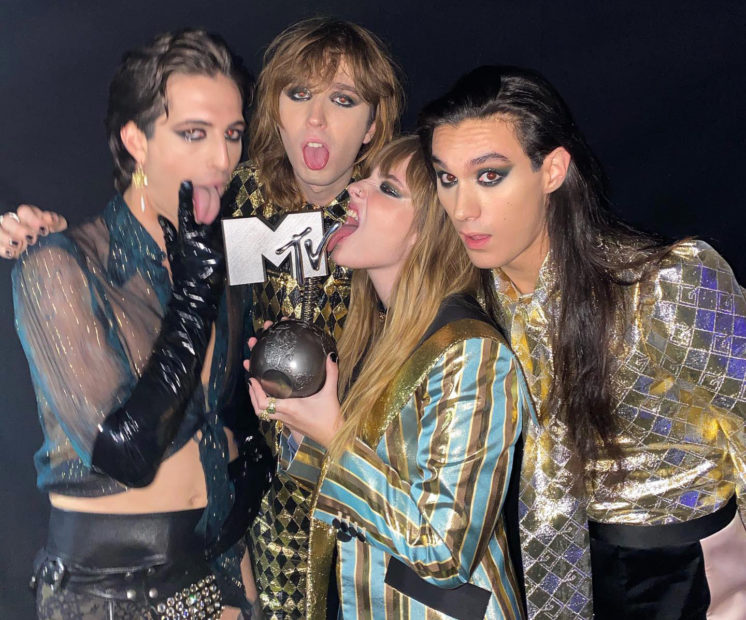 I Maneskin trionfano agli European Music Awards