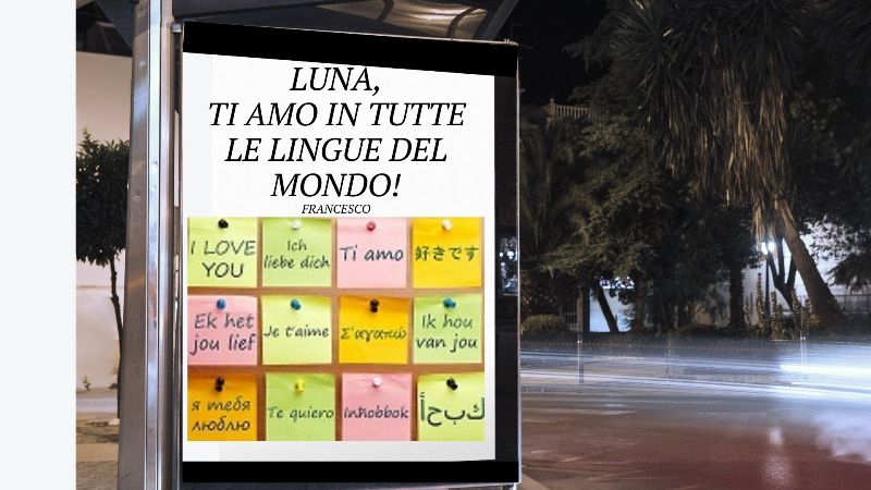 L'Amore manifesto. La dichiarazione ritorna ai "vecchi" cartelloni