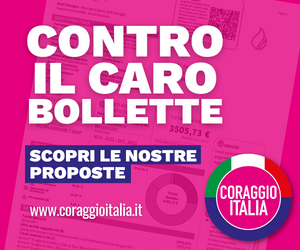 Contro il Caro Bollette - le proposte di Coraggio Italia