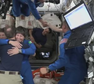 Samantha Cristoforetti nella Stazione Spaziale Internazionale