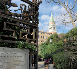 Venezia: i Giardini Reali di San Marco i più belli d'Italia