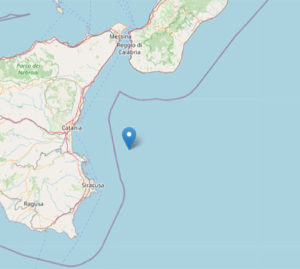 Terremoto oggi: una scossa di magnitudo 4.2 al largo di Siracusa