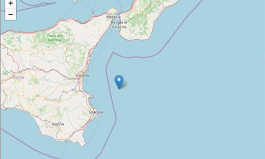 Terremoto oggi: una scossa di magnitudo 4.2 al largo di Siracusa