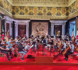 L’orchestra del Teatro La Fenice di Venezia oggi al Quirinale