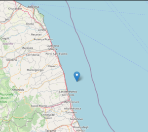 Terremoto oggi: scosse in Adriatico. Marche e Abruzzo tremano